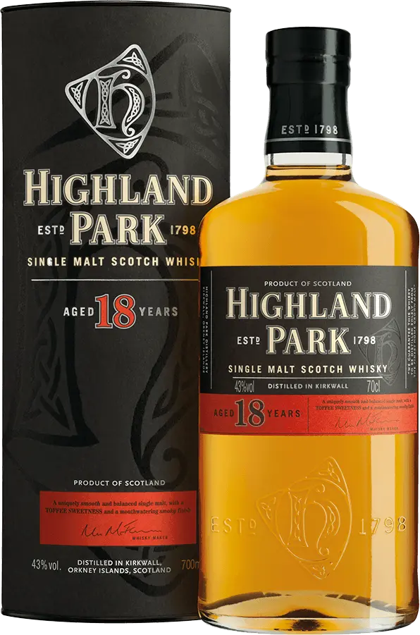 Highland Park 18 Jahre Single Malt Whiskey 0,7l