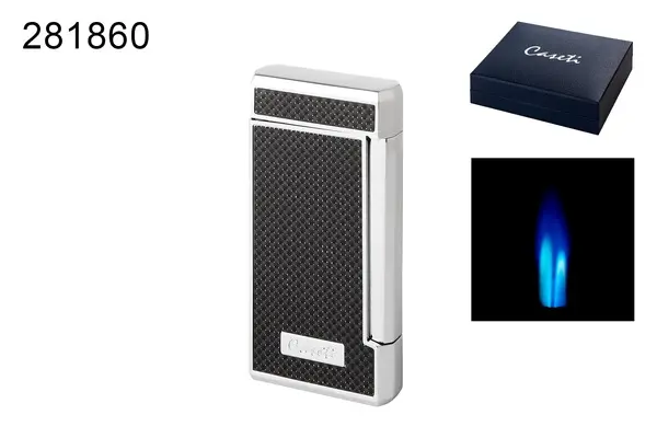 Caseti Feuerzeug Marseille 2xJet, Schwarz 