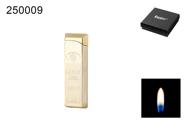 Eurojet Feuerzeug Goldbarren Piezo, gold 