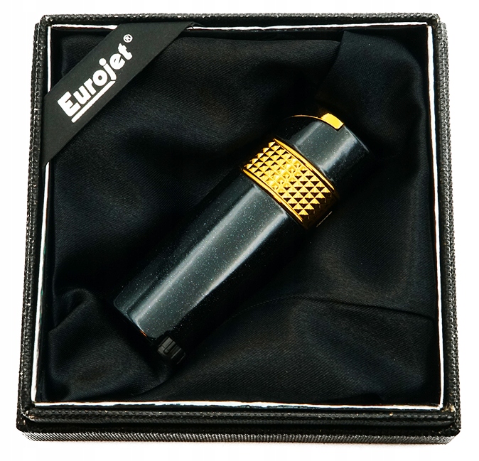 Eurojet Feuerzeug Lady Jet, schwarz/gold 