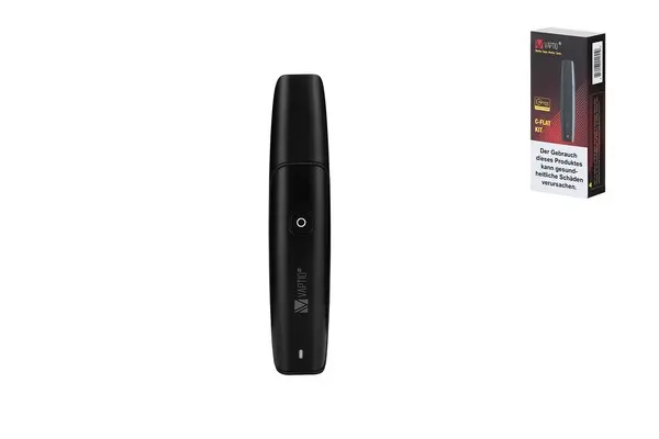 Vaptio C-Flat Pod-System – Schwarz, 1,0 Ohm, 1,5 ml, 350 mAh, 15 W