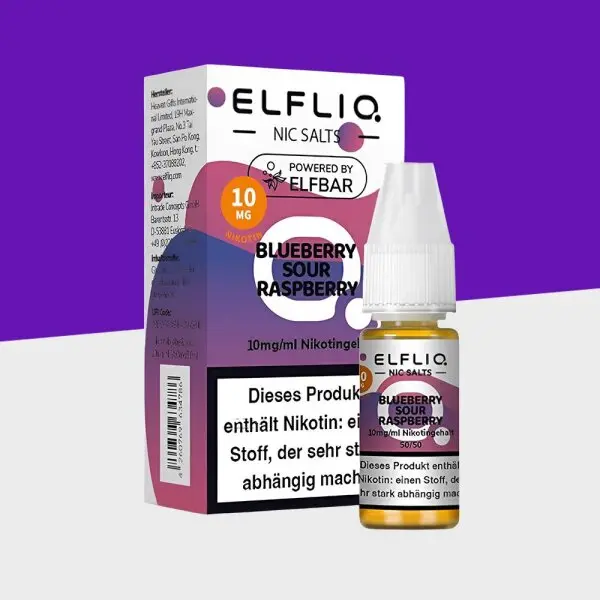 ELFBAR Elfliq SALT Liquid 20mg Blueberry Sour Raspberry 10ml 