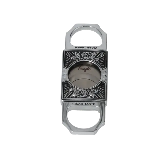 Angelo Abschneider Metall schwarz/silberfarben, 2 Klingen 