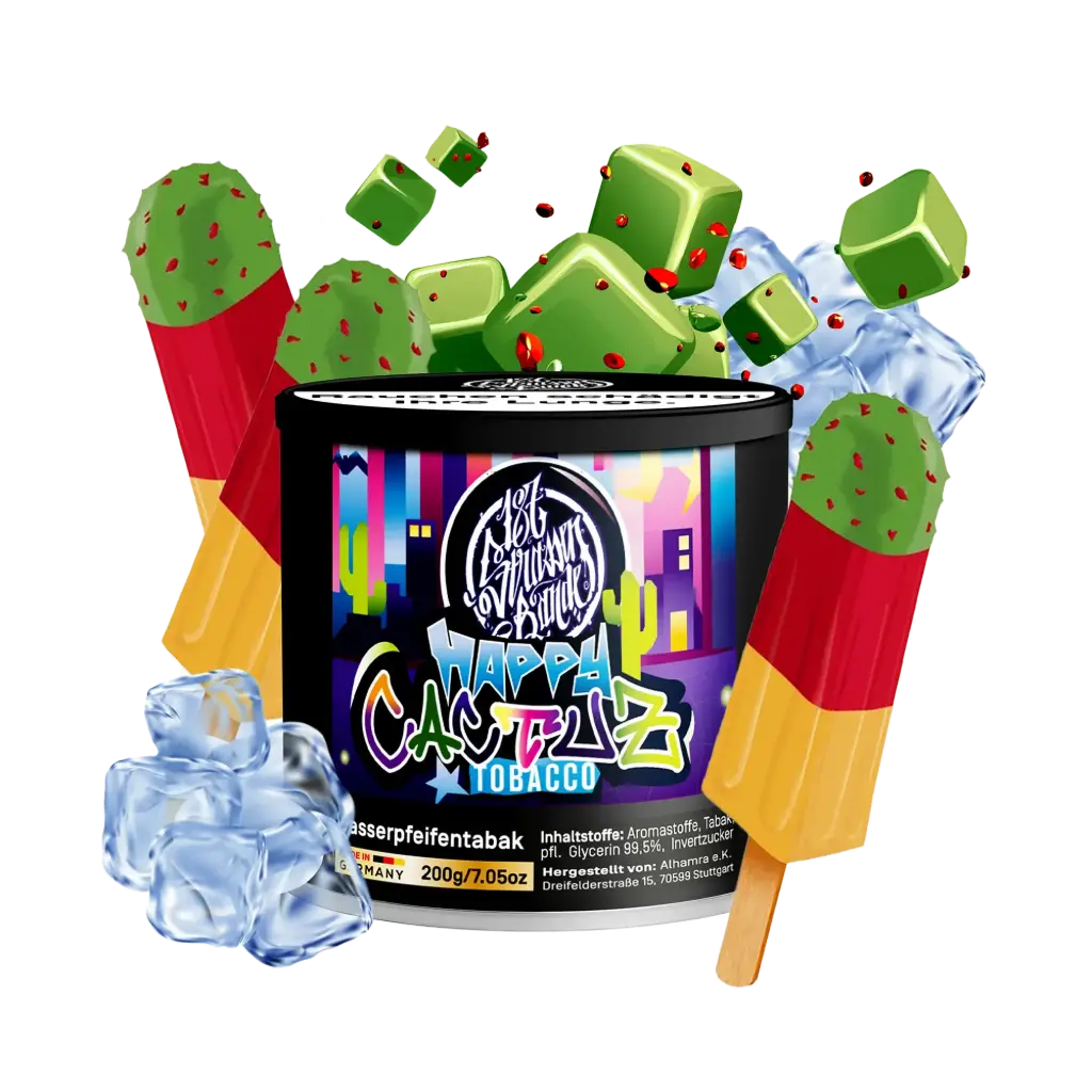 187 Tobacco 200 g Happy Cactuz, Kaktusfeige/Minze 