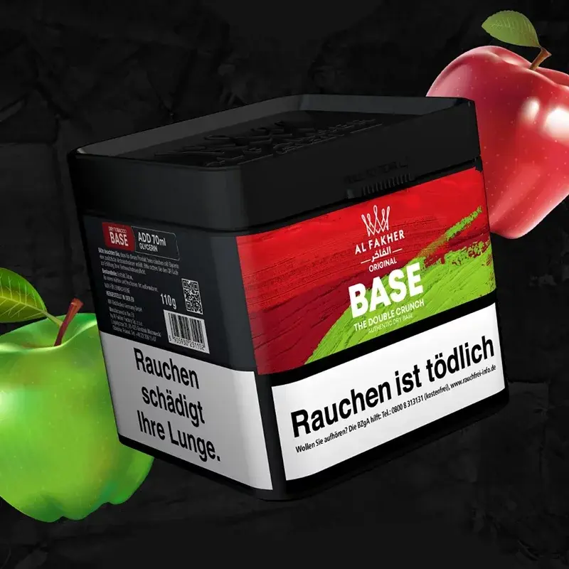 Al Fakher 200 g The Double Crunch, Doppelapfel 
