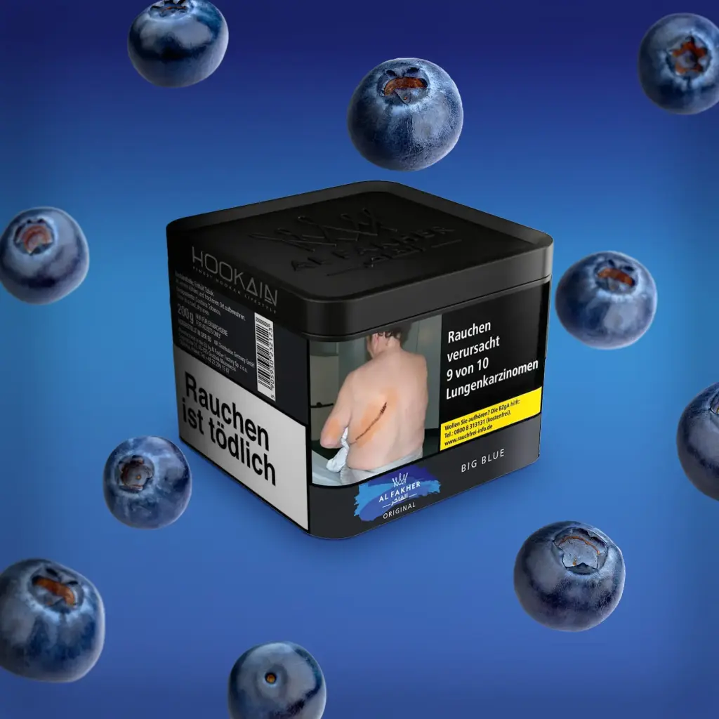 Al Fakher 200g Big Blue – Blaubeere