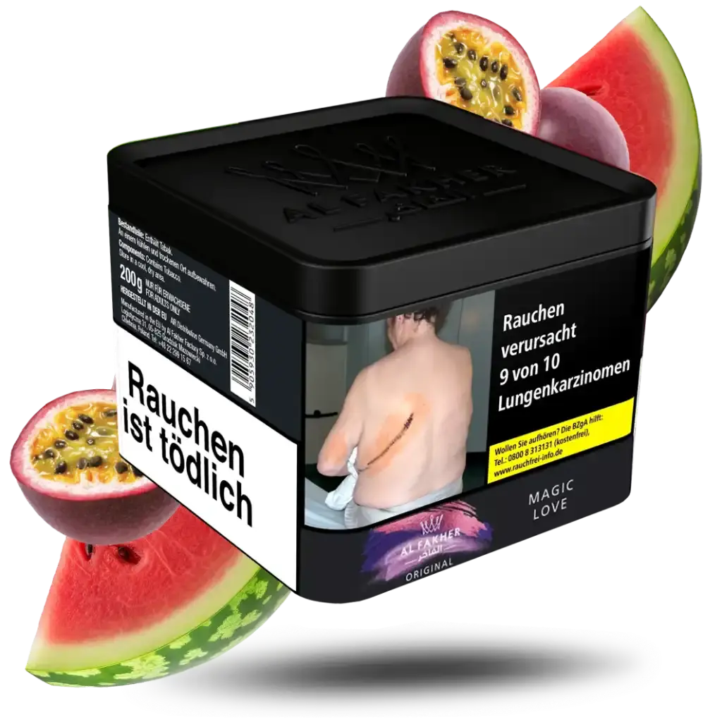 Al Fakher 200 g Magic Love, Honigmelone / Passionsfrucht