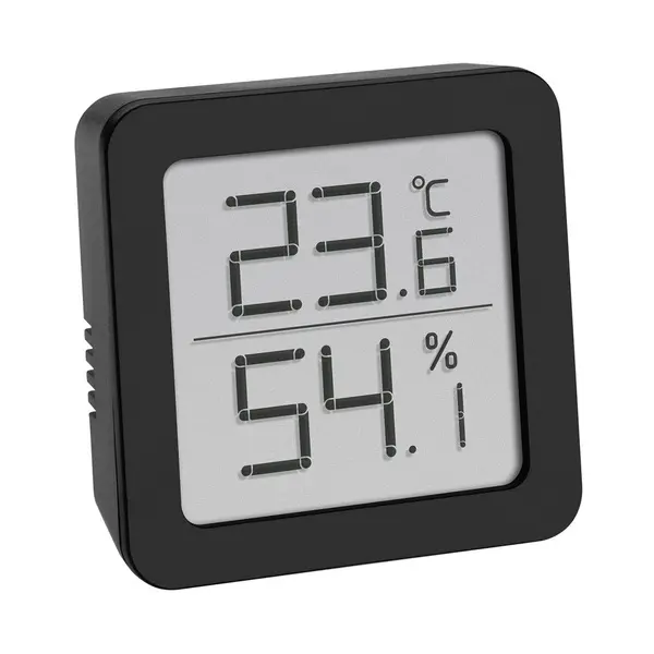 TFA Digital Hygrometer 6x6cm, zum Hängen oder Stellen, ohne Batterie 