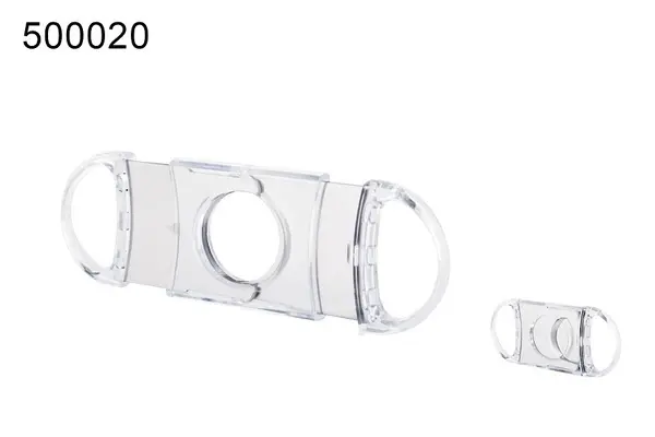 Angelo Abschneider Plastik Transparent, 2 Klingen, Ring 60 