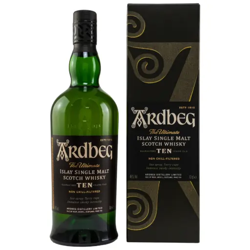 Ardbeg 10 Jahre Old Islay Single Malt Whiskey 46% 0,7l