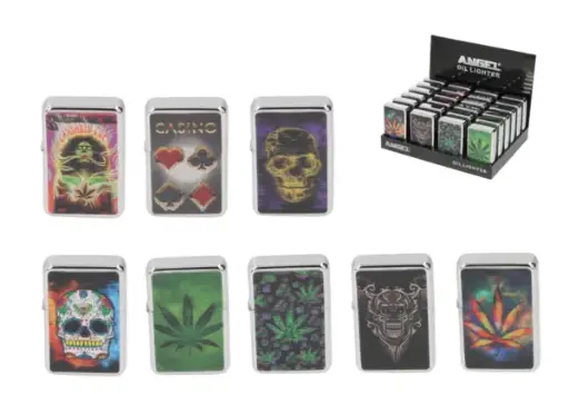 Angel Benzin Feuerzeug, 3D verschiedene Designs 