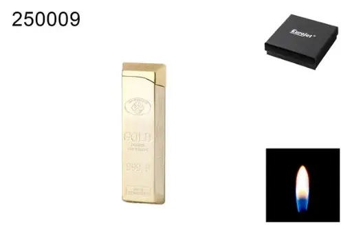 Eurojet Feuerzeug Goldbarren Piezo, gold 