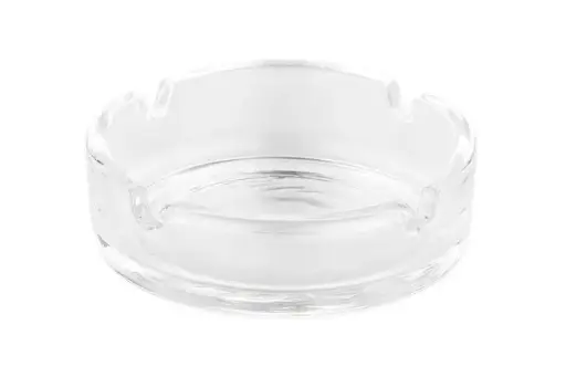 Aschenbecher, Glas, Ø 11cm 