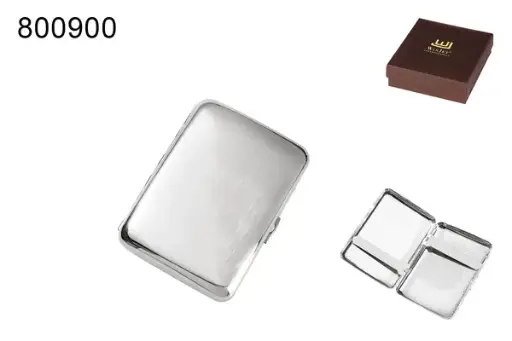 Winjet Zigaretten Etui 16er, 85mm, chrom gebürstet, Clip 
