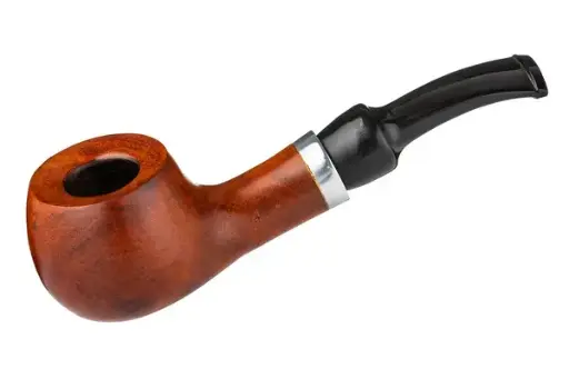 Angelo Pfeife Mod. 6 braun gebogen mit Ring 