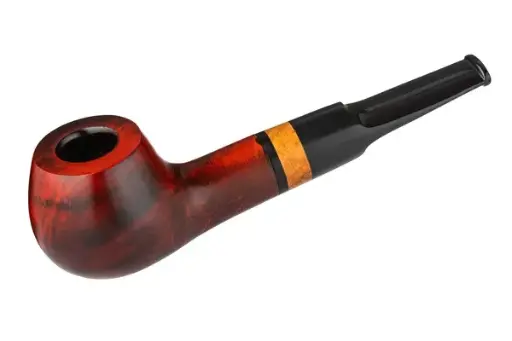 Angelo Pfeife Mod. 10 rot/braun gerade 