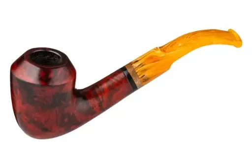 Angelo Pfeife Mod. 17 braun gemischt gebogen 