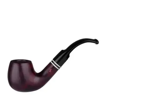 Angelo Pfeife Capri rotbraun gebogen mit Ring 
