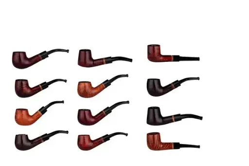 Angelo Pfeifen "Mini" 9mm Glatt+Rustikal 12 Stk.