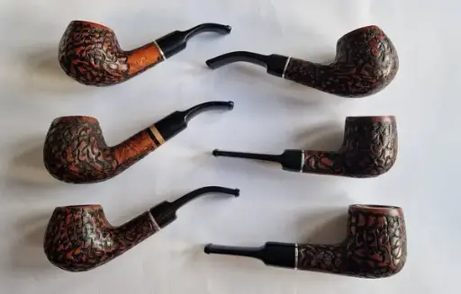 Angelo Pfeife Maxi Rustic Briar 9mm 