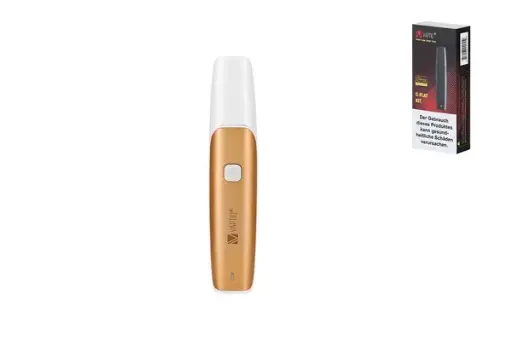 Vaptio C-Flat weiß/gold 1ohm, 1,5ml 350mAh, 15W 