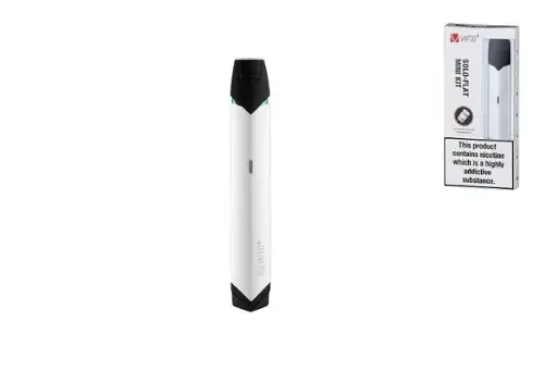 Vaptio Solo Flat Mini Kit – Silber (1 ml, 260 mAh, 1,5 Ohm, 12 W)
