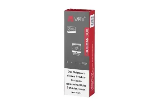Vaptio Frogman Coil W4 0,15 Ohm (5er-Pack) – Maximale Wolken und reiner Geschmack