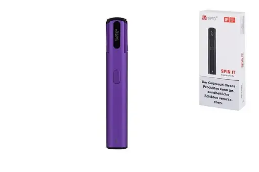 Vaptio Spin It Kit – Lila (650 mAh, 1,2 Ohm, 15 W, 1,8 ml)