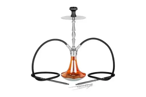 Super Heroes Shisha Edelstahl 2er 70cm, Clicksystem 