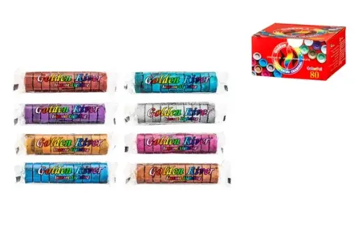 Golden River Kohle bunt, Ø33mm, 8x10 Tabletten 