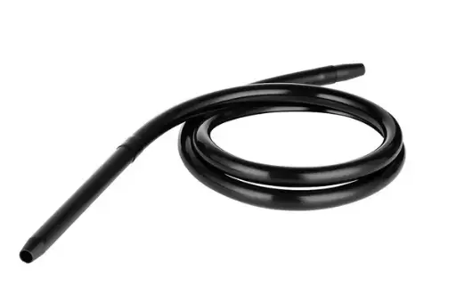 Silikon Schlauch Set Schwarz 155cm 