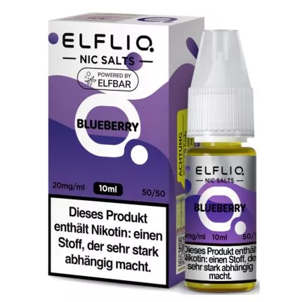 ELFBAR Elfliq SALT Liquid 20mg Blueberry 10ml 