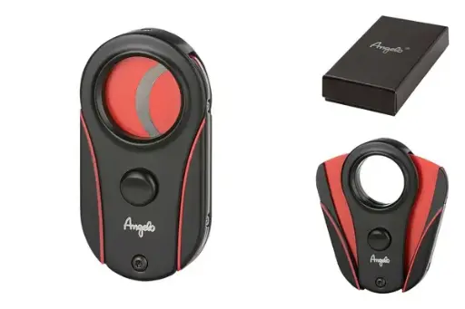 Angelo Abschneider Metall schwarz/rot, Ringmaß 62 