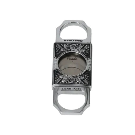 Angelo Abschneider Metall schwarz/silberfarben, 2 Klingen 