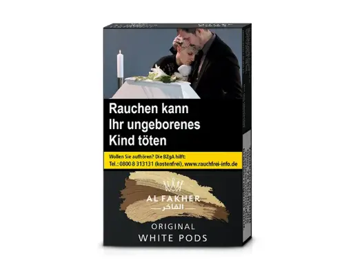Al Fakher 25g White Pods, Vanille 
