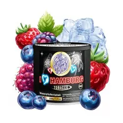 187 Tobacco 200 g I Love Hamburg, Beerenmix / Honigmelone / Wassermelone / Passionsfrucht