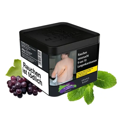 Al Fakher 200 g Crystal Grapio, Minze/Traube 