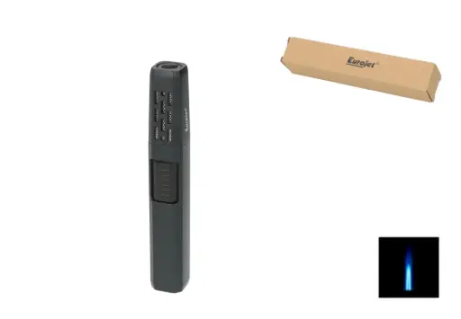 Eurojet Feuerzeug Jetflame Stab Torch schwarz 