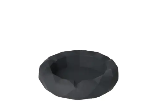 Zigarrenascher, Zement rund anthrazit, Ø 19cm, H.4cm 